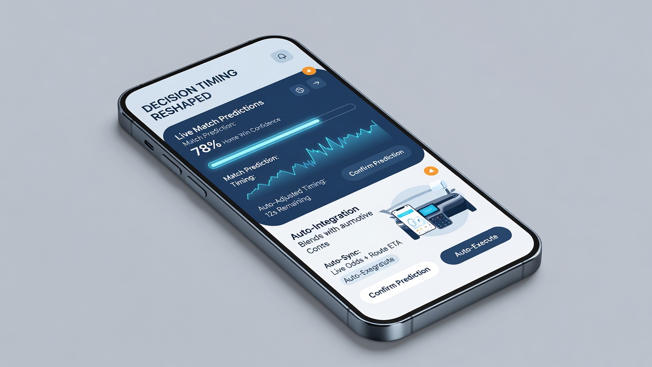 Zahlungsnetzwerk-Integration in mobiler App mit Vorhersage- und Reel-Funktionen