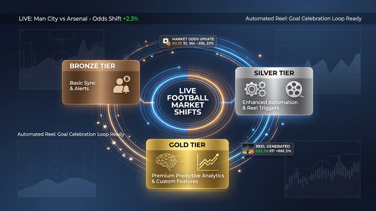 Mobile App-Oberfläche mit Loyalty-Tier-Anzeige, Live-Fußballquoten und E-Wallet-Transaktionsoptionen