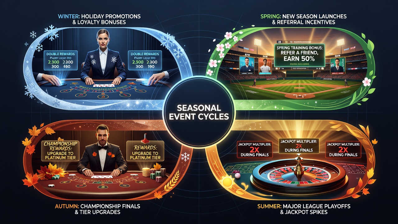 Mobile Transaktionen und saisonale Anreize in Live-Dealer- und Probability-Systemen